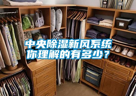 中央除濕新風(fēng)系統(tǒng)你理解的有多少？