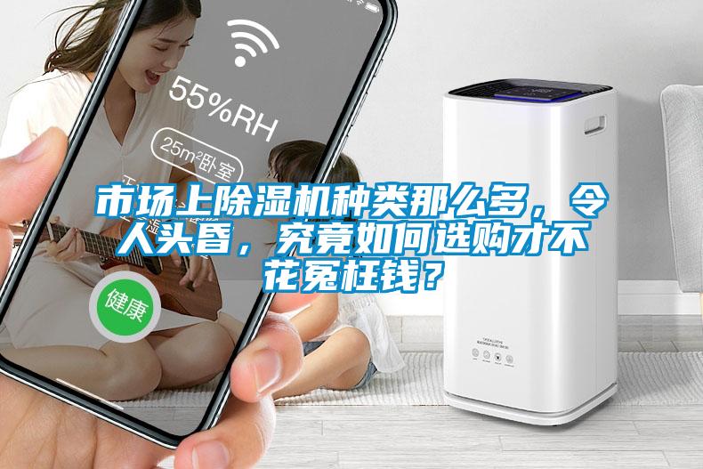 市場上除濕機種類那么多,令人頭昏,究竟如何選購才不花冤枉錢?
