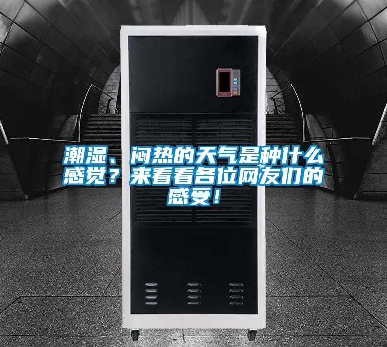 潮濕、悶熱的天氣是種什么感覺(jué)？來(lái)看看各位網(wǎng)友們的感受！