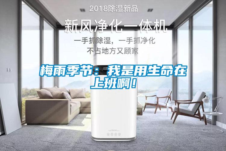 梅雨季節(jié)：我是用生命在上班啊！