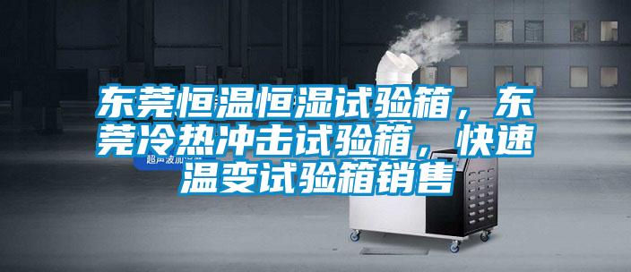 東莞恒溫恒濕試驗箱，東莞冷熱沖擊試驗箱，快速溫變試驗箱銷售