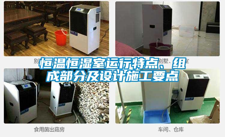 恒溫恒濕室運行特點、組成部分及設計施工要點