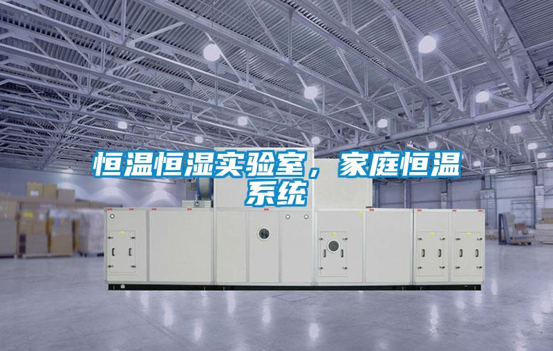 恒溫恒濕實驗室,家庭恒溫系統