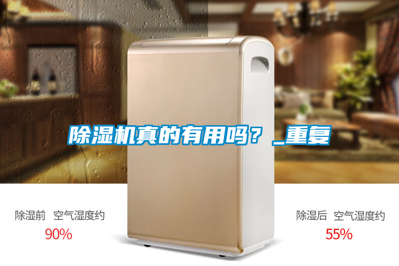除濕機真的有用嗎？_重復