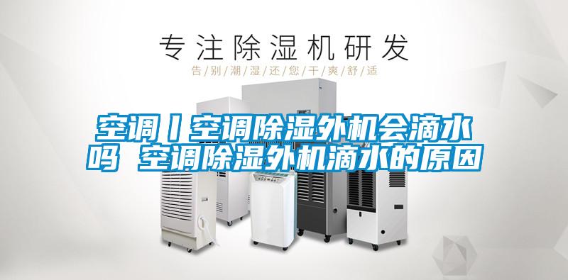 空調(diào)丨空調(diào)除濕外機(jī)會(huì)滴水嗎 空調(diào)除濕外機(jī)滴水的原因