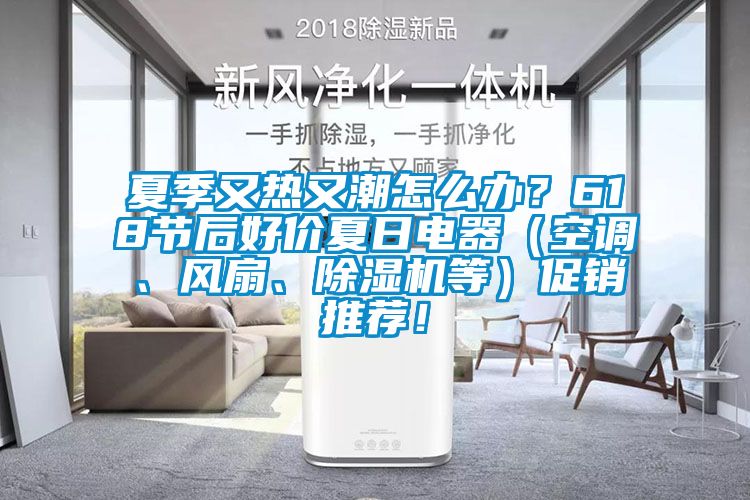 夏季又熱又潮怎么辦？618節后好價夏日電器（空調、風扇、除濕機等）促銷推薦！