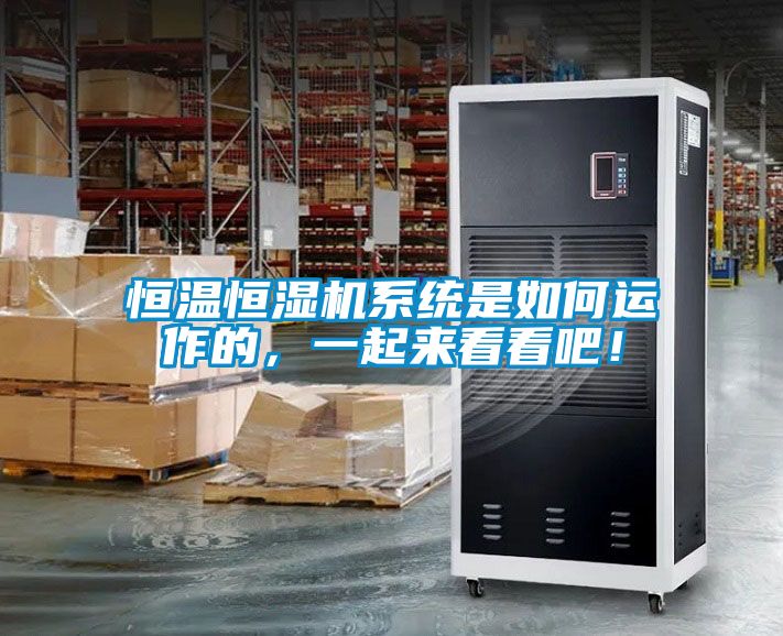 恒溫恒濕機(jī)系統(tǒng)是如何運(yùn)作的,一起來(lái)看看吧!