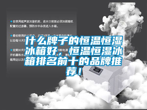 什么牌子的恒溫恒濕冰箱好，恒溫恒濕冰箱排名前十的品牌推薦！